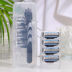 Станок бритвенный и 8 сменных кассет, подходит для gillette mach 3 Мой выбор