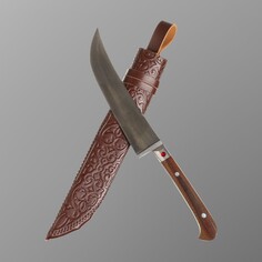 Нож пчак шархон - малый, текстолит, ерма, гарда олово. шх-15 (12-13 см) (без покрытия) Shafran