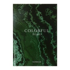 Колледж-тетрадь в твердой обложке 7бц, а5, 160 листов, colorful mood, блок в клетку, глянцевая ламинация Calligrata