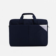 Сумка для ноутбука на молнии, цвет синий NO Brand