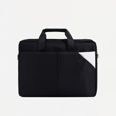 Сумка для ноутбука на молнии, цвет черный NO Brand