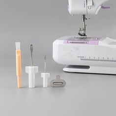 Сервисный набор для швейных машин, 4 предмета: отвертка, 2 шт, металлический ключ, щетка Арт Узор