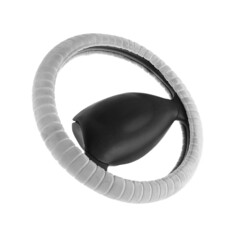 Оплетка torso, велюр, размер 38 см, серый