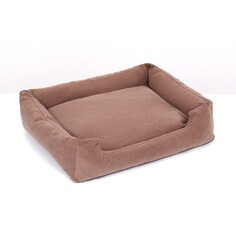 Лежанка-диван, 53 х 42 х 11 см, коричневая Пижон