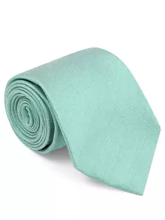 Однотонный галстук из шелка Isaia