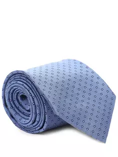 Галстук шелковый с принтом Ermenegildo Zegna
