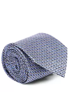 Галстук шелковый с принтом Ermenegildo Zegna