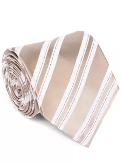 Галстук шелковый в полоску Cesare Attolini