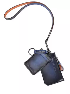 Визитница кожаная Santoni