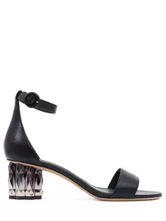 Босоножки кожаные Salvatore Ferragamo