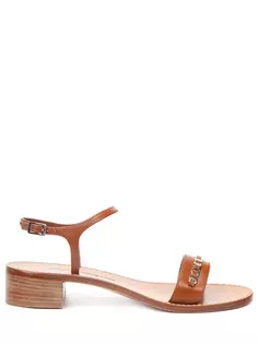 Босоножки кожаные Salvatore Ferragamo