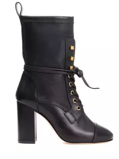 Кожаные ботильоны Stuart Weitzman