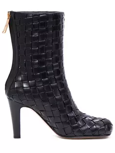 Ботильоны кожаные Bottega Veneta
