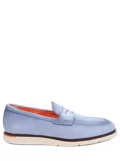 Лоферы замшевые Santoni