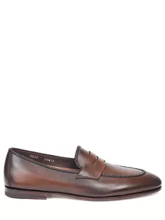 Лоферы кожаные Santoni