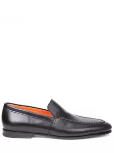 Лоферы кожаные Santoni