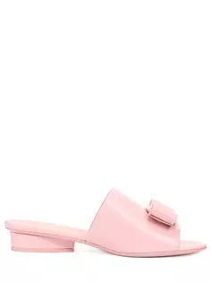 Шлепанцы кожаные Salvatore Ferragamo