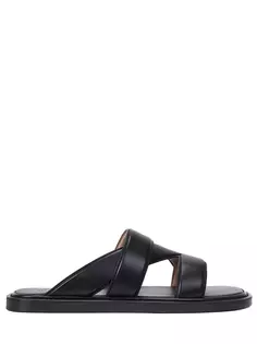 Шлепанцы кожаные Bottega Veneta