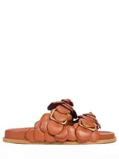 Шлепанцы кожаные 03 Rose Edition Valentino
