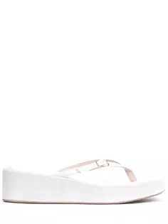 Шлепанцы из кожи и текстиля Les Tatanes Lin Jacquemus