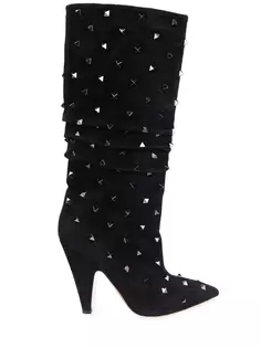 Замшевые сапоги Bootstuds Valentino