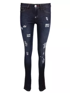 Джинсы с потертостями Philipp Plein