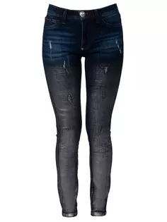 Джинсы с мерцающим напылением Philipp Plein