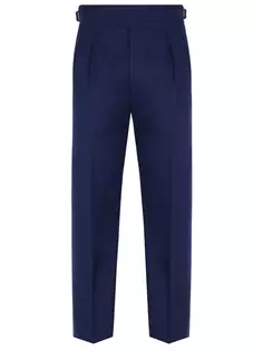 Брюки изо льна и шелка Ralph Lauren