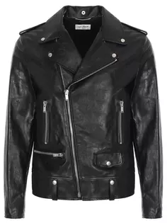 Куртка кожаная Saint Laurent