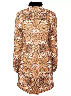 Удлиненный пуховик с принтом Etro