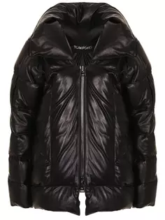 Пуховик кожаный Tom Ford