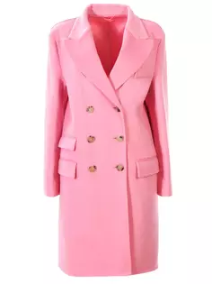 Двубортное пальто из шерсти Ermanno Scervino