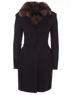Пальто с соболиным мехом Ermanno Scervino