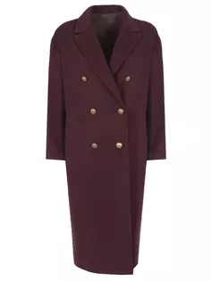 Двубортное пальто из шерсти Brunello Cucinelli