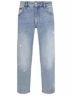 Джинсы хлопковые Straight Cut Philipp Plein