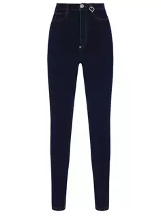 Джинсы хлопковые зауженные Philipp Plein