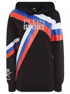 Толстовка с принтом триколора Plein Sport