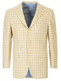 Пиджак в клетку Kiton