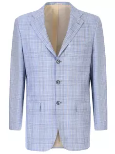 Пиджак из кашемира в клетку Kiton