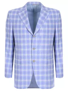 Пиджак шерстяной в клетку Canali
