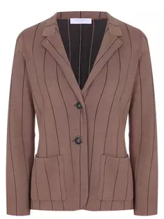 Жакет хлопковый в полоску Tonet