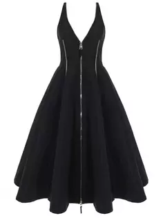 Платье с молниями Alexander McQueen