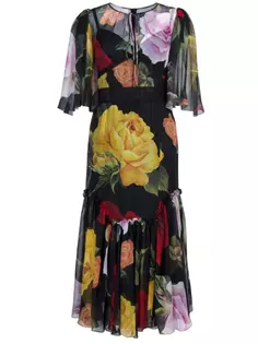 Платье с цветочным принтом Dolce & Gabbana