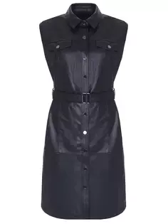 Платье-жилет из экокожи Karl Lagerfeld