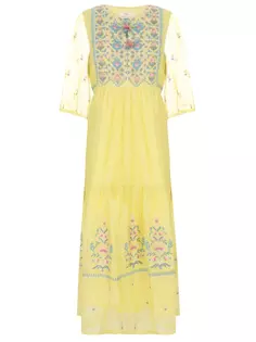 Платье хлопковое с вышивкой Anita Dongre
