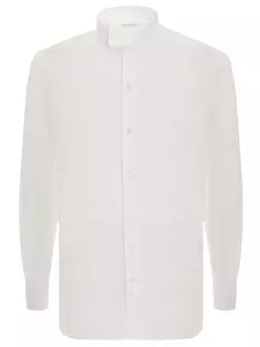 Рубашка хлопковая с манишкой Zegna