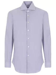 Рубашка regular fit в клетку Kiton