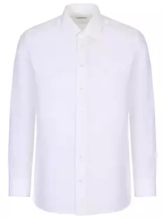 Рубашка Slim Fit из шелка Zilli