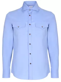 Рубашка Leisure Fit хлопковая Brunello Cucinelli