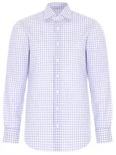Рубашка Regular Fit изо льна и хлопка Cesare Attolini
